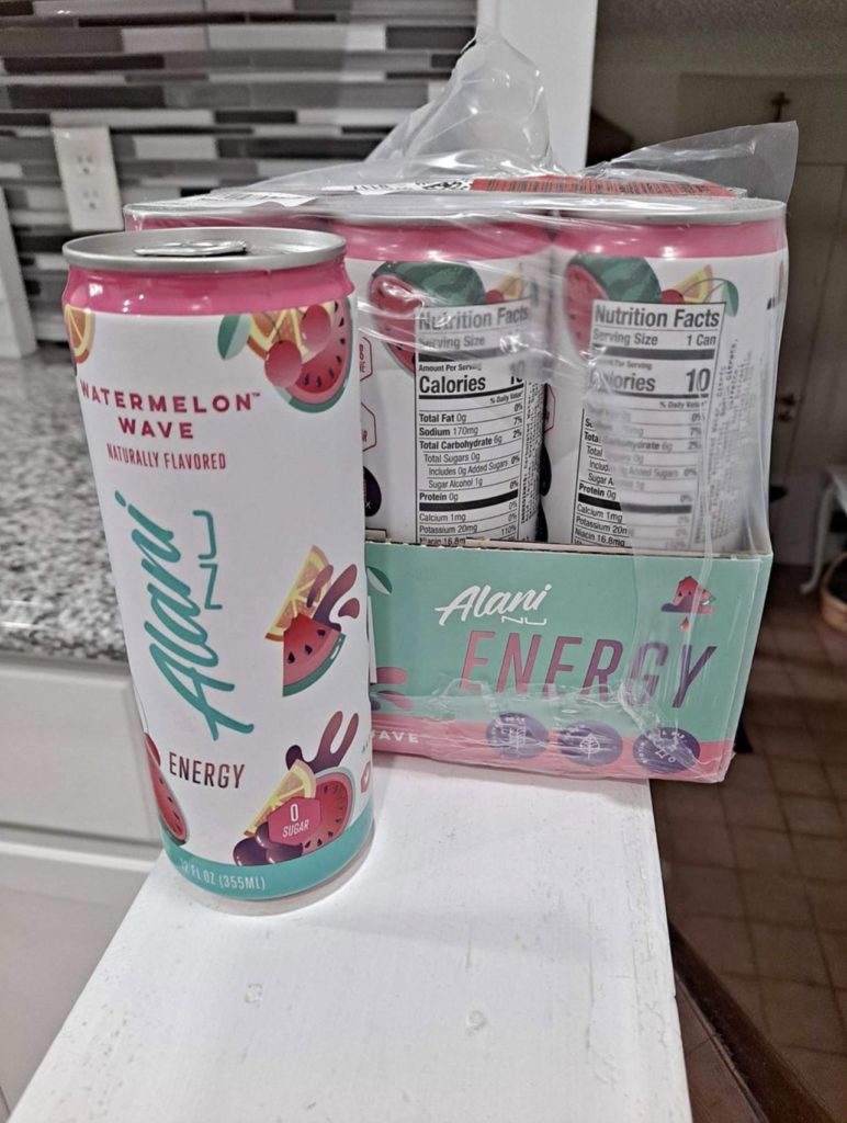 alani nu watermelon wave energy drink