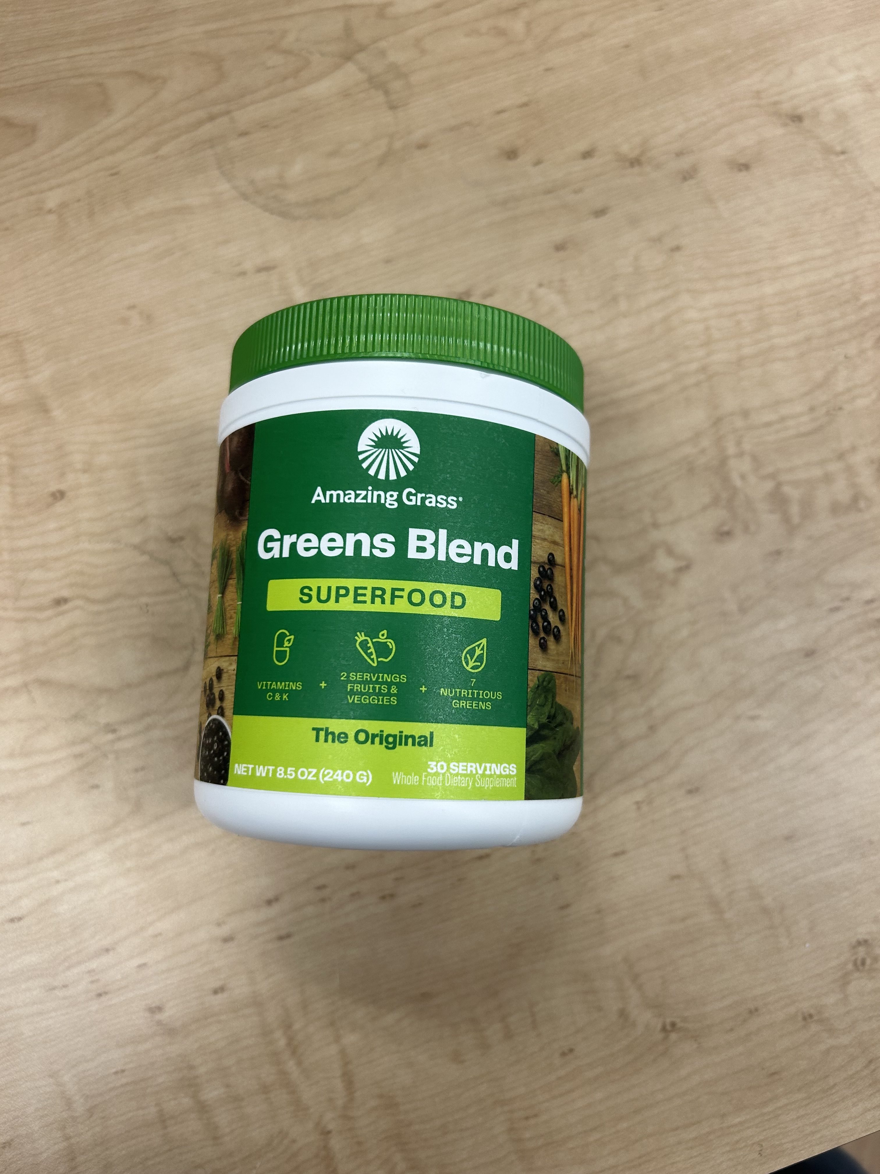 amazing grass greens superfood bottle
