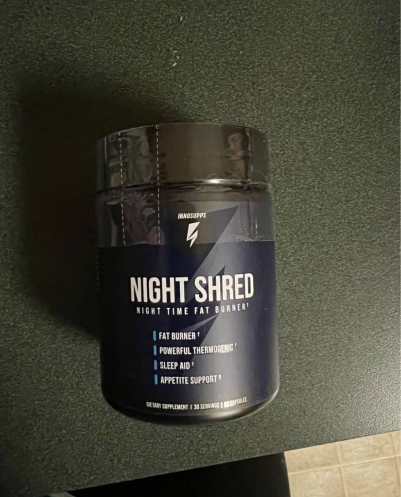 night shred review bottle