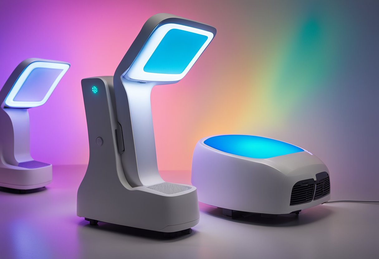Various light therapy devices emit different colors and intensities of light, targeting specific skin conditions or mood disorders